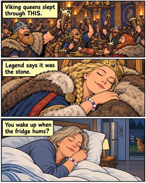 She slept through THIS