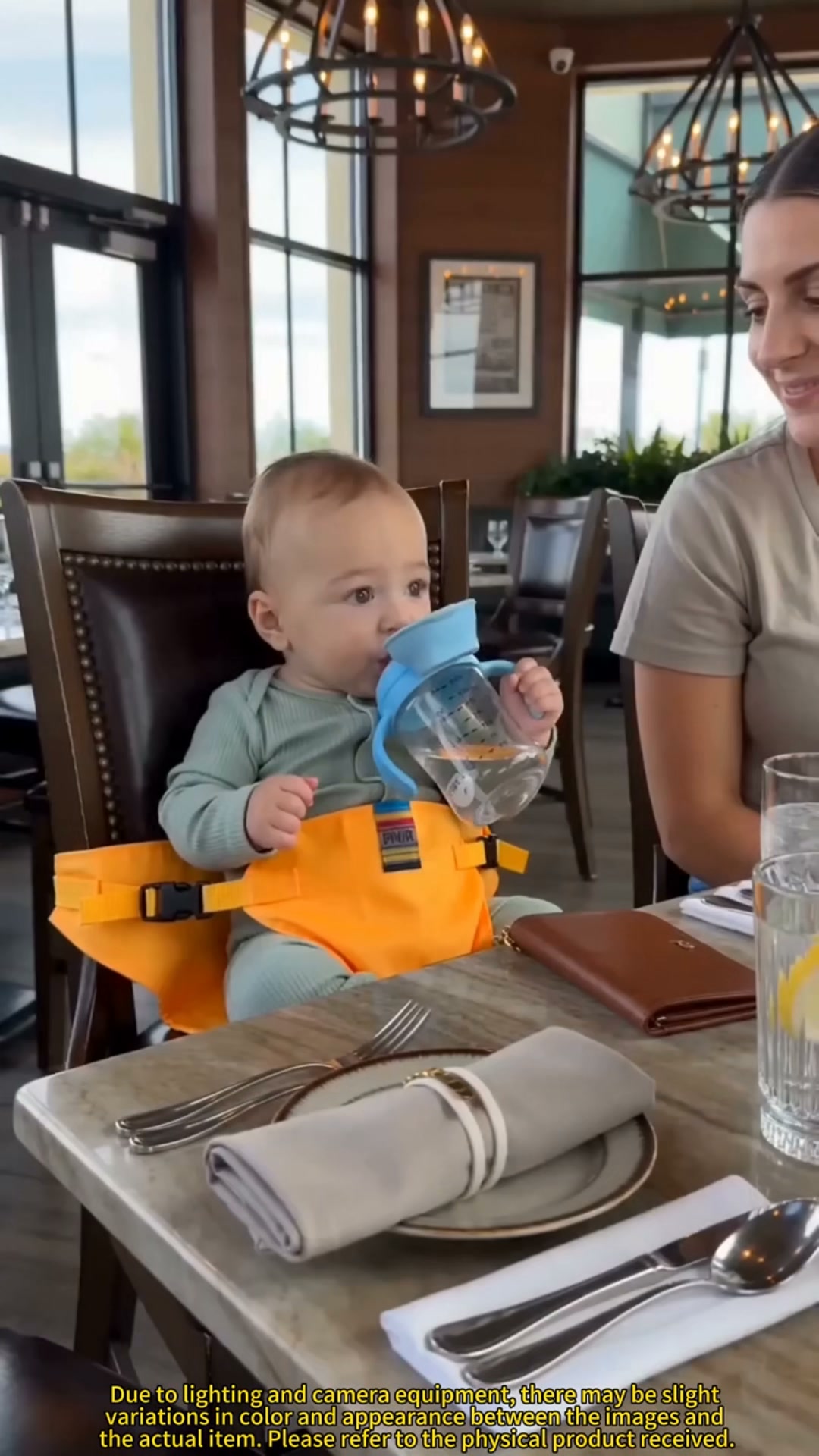 Toddler sliding off restaurant chairs?? Keep them SAFE!