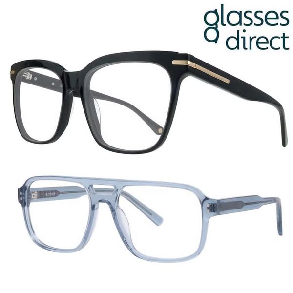 2 x Branded Prescription Glasses from £25 + FREE Delivery