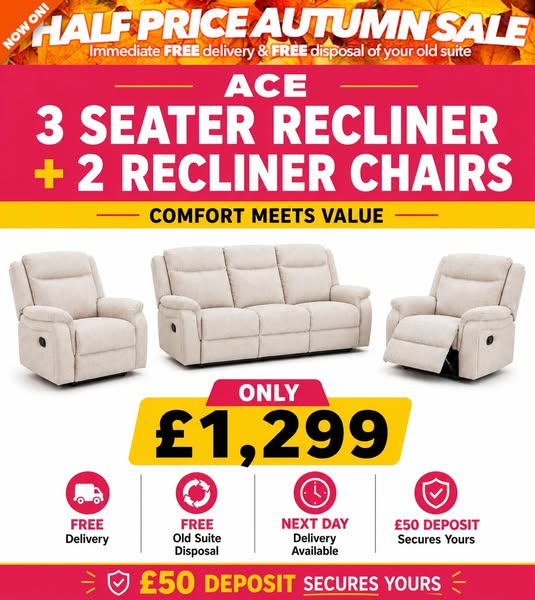 Half Price Autumn Sale
