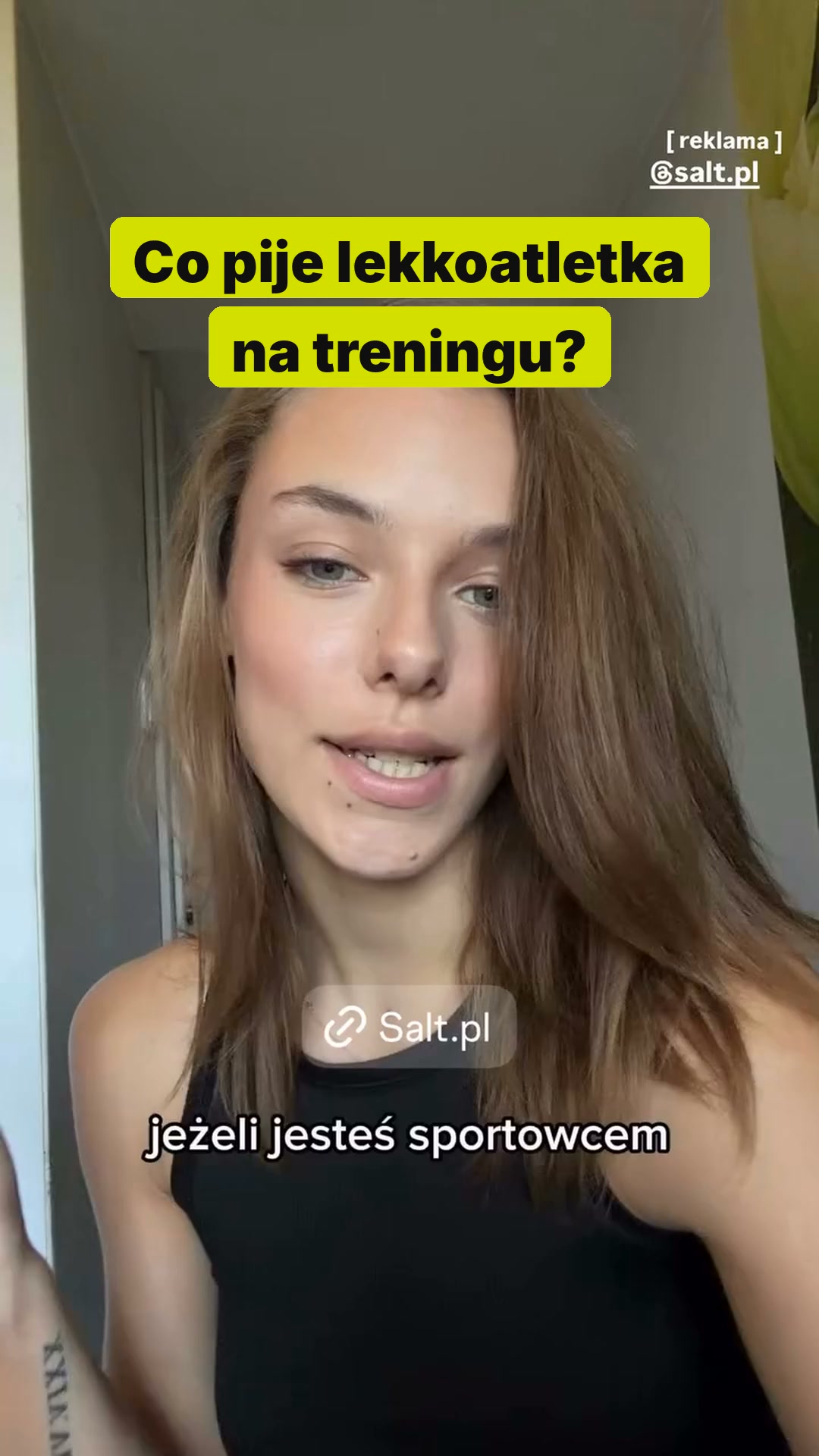 Co pije lekkoatletka na treningu?