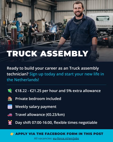 Vacancy Truck Body Builder | Netherlands