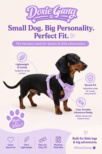 Doxie Gang Harnesses