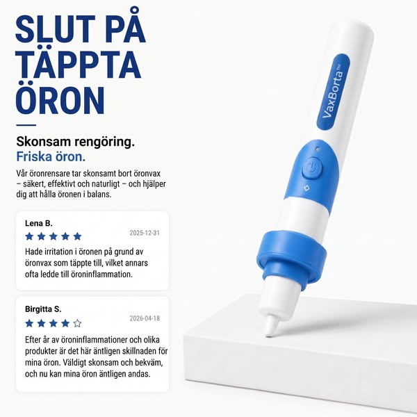 Du rengör inte dina öron – du packar igen dem. Misstaget med bomullspinnar.