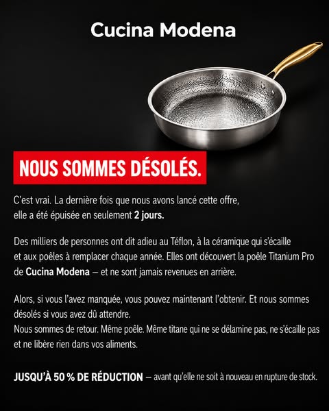 L’offre est de retour