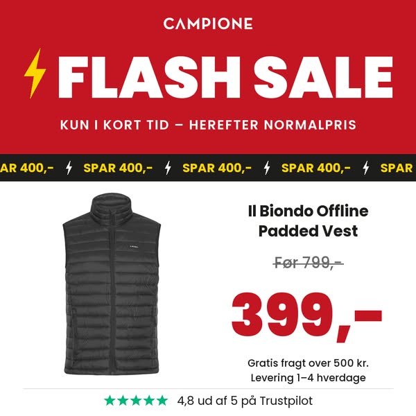 Flash sale: Padded vest for 399
