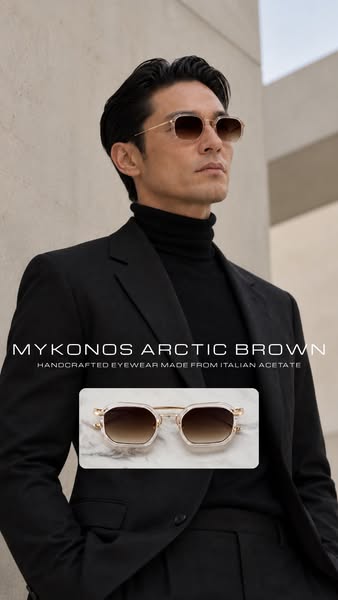 Step into confidence with our handcrafted acetate frames, designed to stand out.