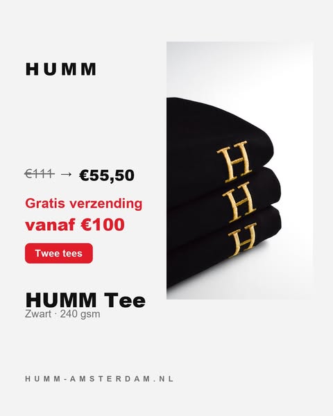 Drop 01 · 50% korting