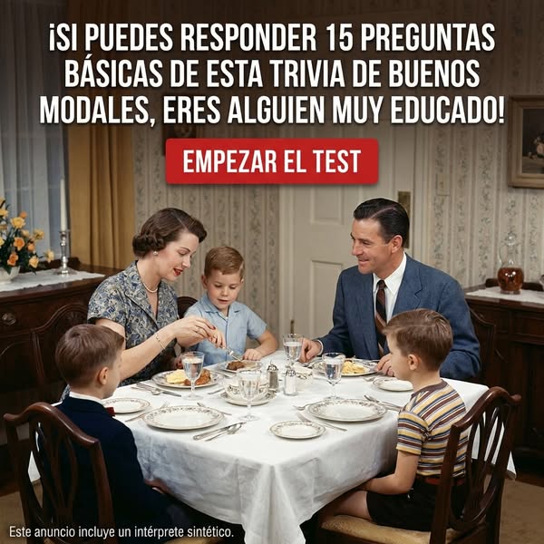 Retro Manners Trivia (Spanish)