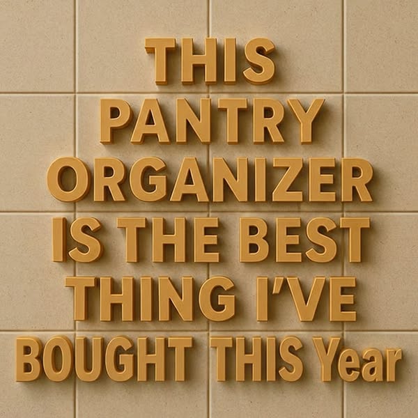LIMITED TIME: The Pantry Organizer You Need