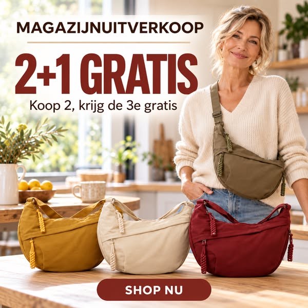 MAGAZIJNUITVERKOOP: 2+1 GRATIS