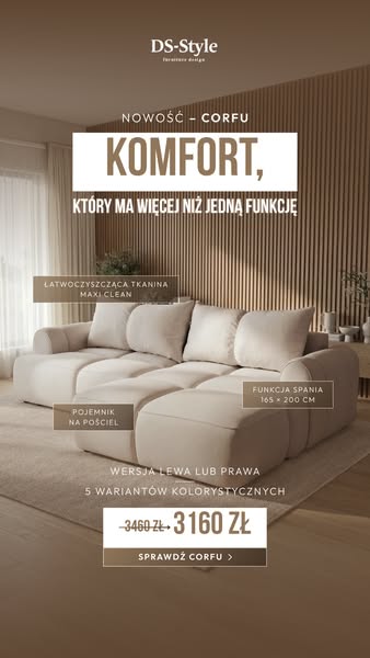 Nowość CORFU - teraz 3160 zł