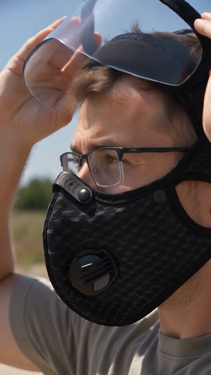 Reusable Carbon Filter Dust Mask – Built for Active Lifestyles