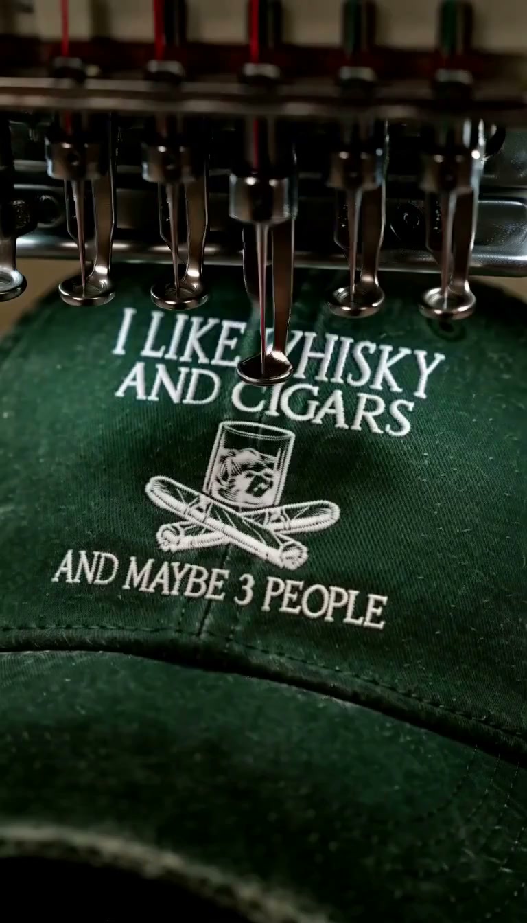 I Like Whisky And Cigars And Maybe 3 People Funny Cap