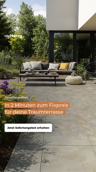 Deine Traumterrasse – in 2 Minuten kalkuliert