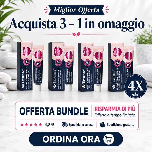 Fino a 96 ore di tenuta, anche durante i pasti
