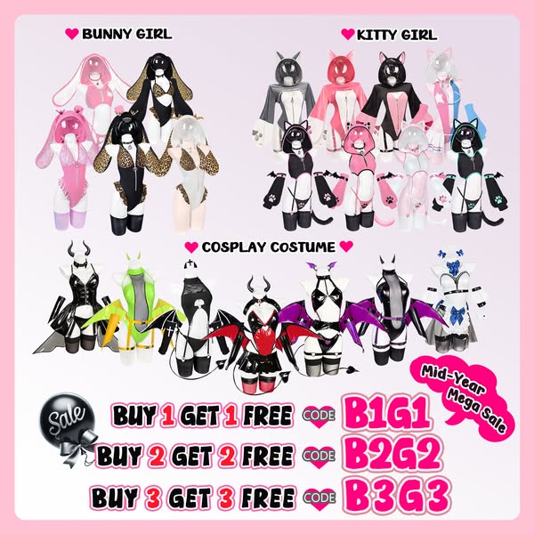 Shop now and build your dream cosplay collection before the sale ends!
