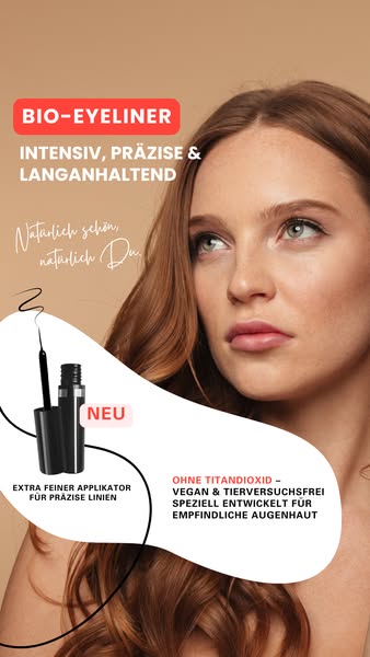 NEU: Tiefschwarzer Bio-Eyeliner – Rockabilly Chick!