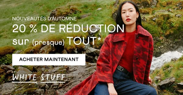 20 % sur les pièces pour temps froid