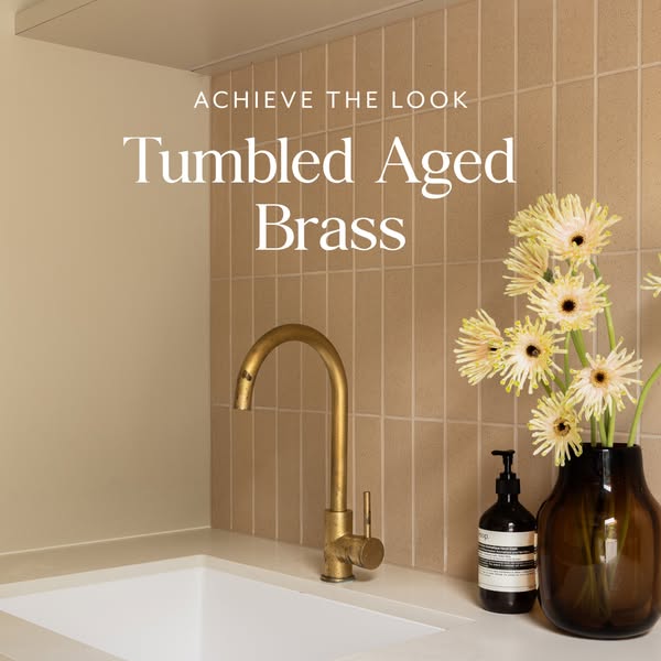 Tumbled Aged Brass