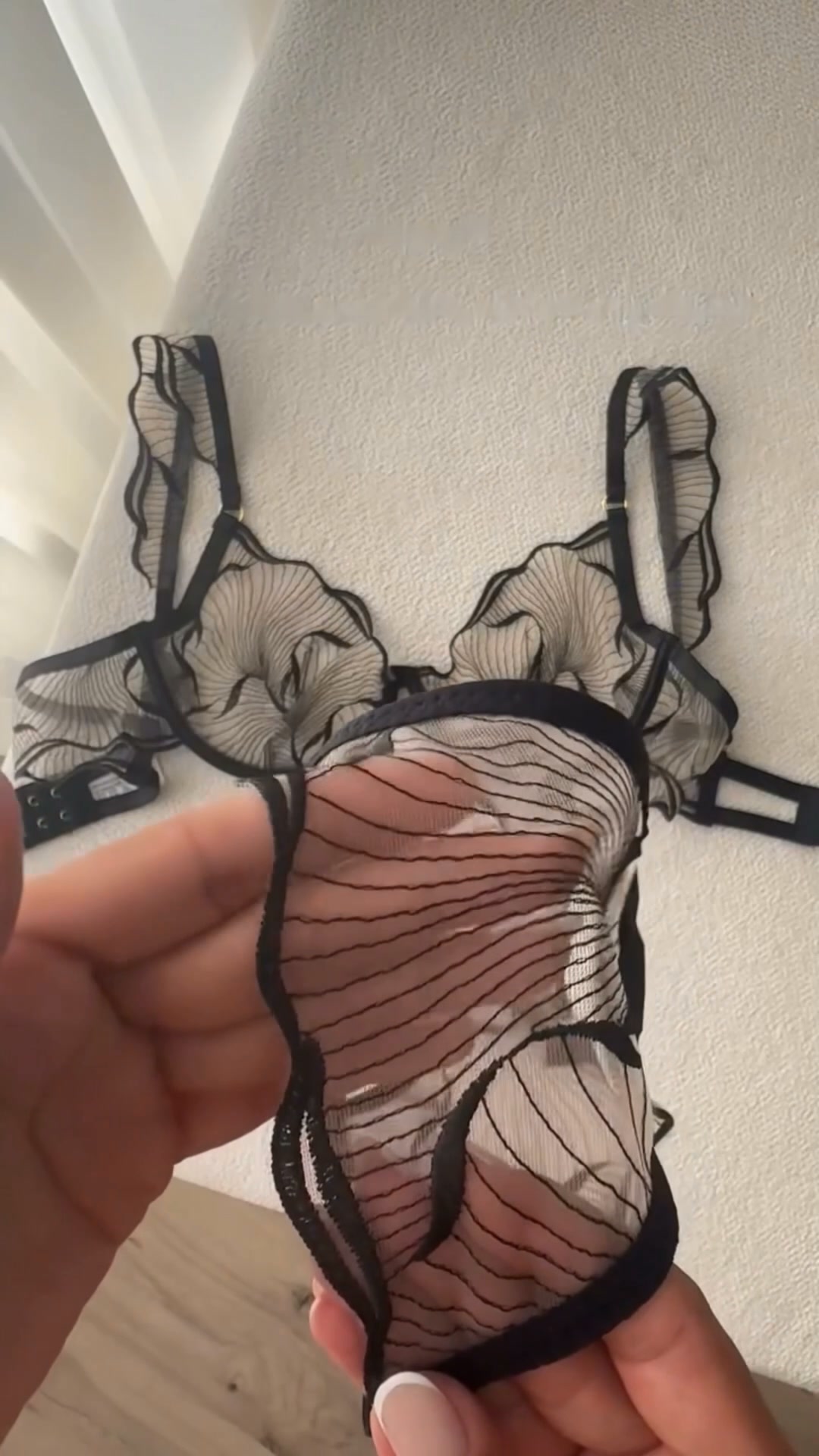 Romantic Sheer Lingerie Set
