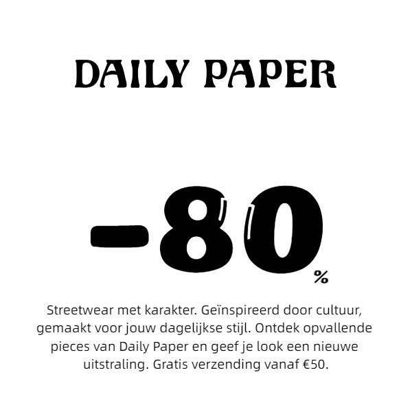 Ontdek Daily Paper: eigentijdse streetwear, sterke designs en een stijl met karakter.