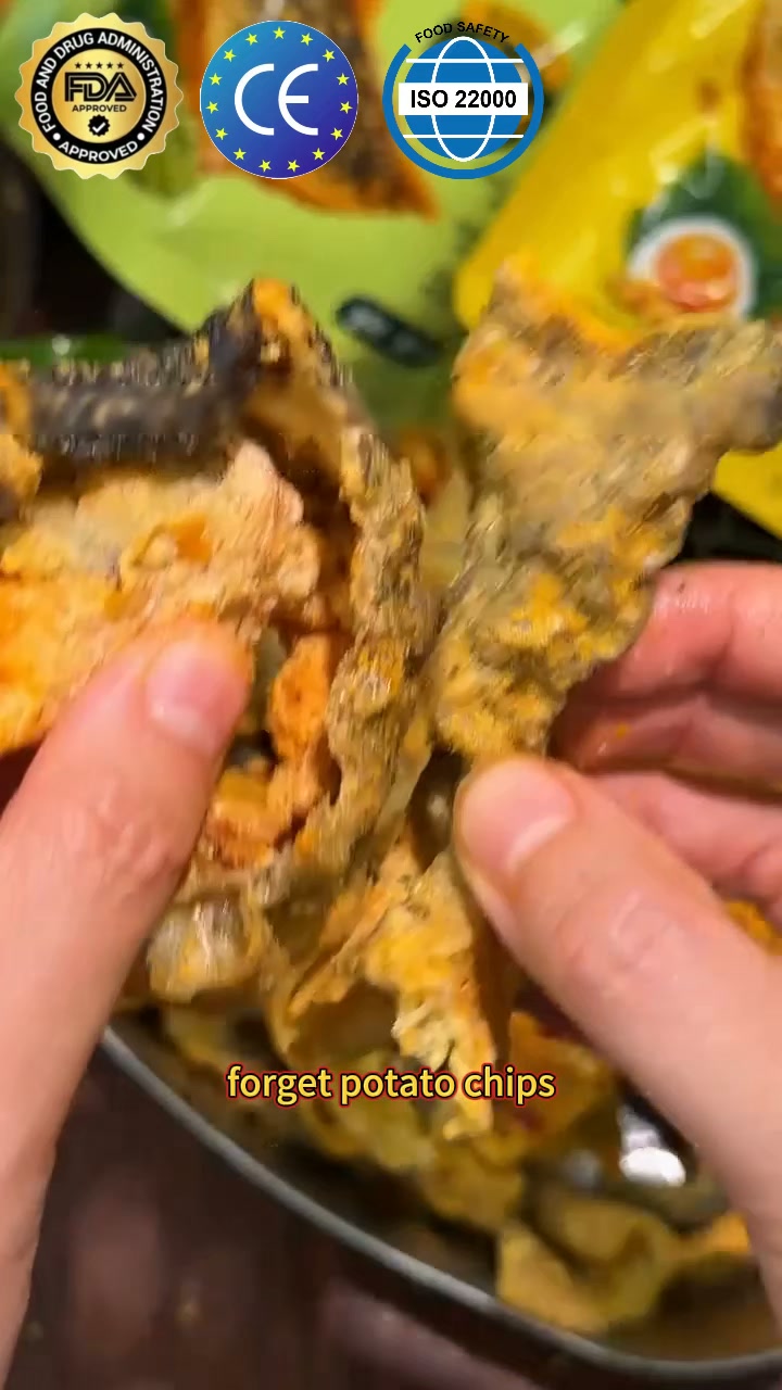 Wild Alaskan Salmon Crisps – 2X The Crunch!