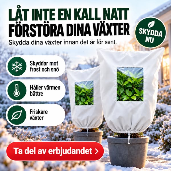 Skydda dina växter i vinter!