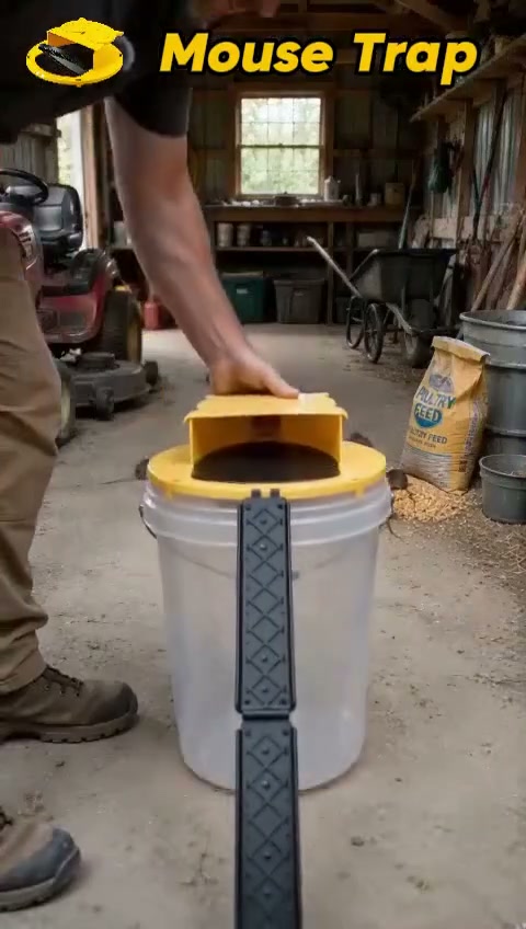 Automatische Klappdeckel-Mausefalle mit Rückstellmechanismus