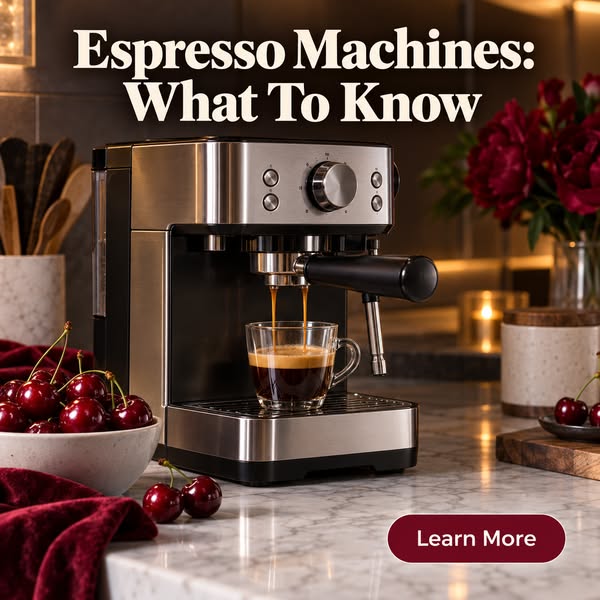 Espresso Machines: What To Know