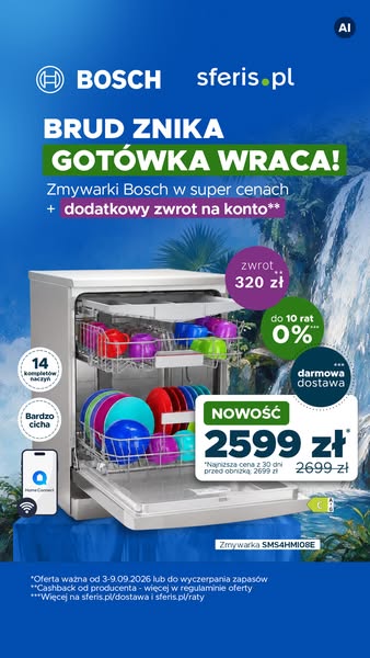 Zmywarki Bosch w super cenach