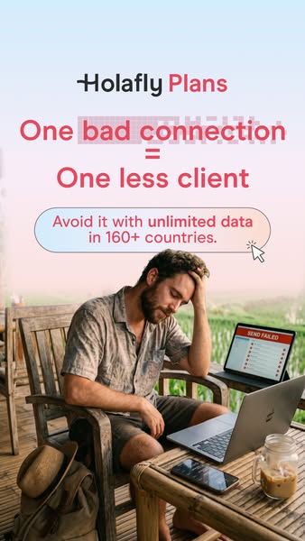 Enjoy unlimited data in 160+ countries.
