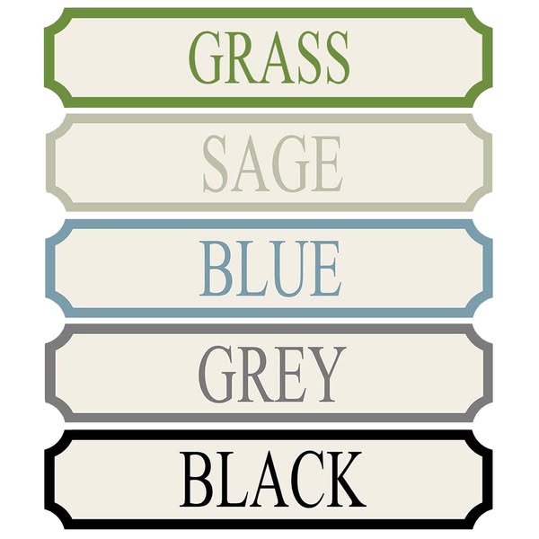 Create Your Own Street Sign – £18.95