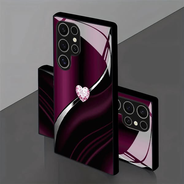 The creative behind it: Sparkling Heart Hard Case for Samsung