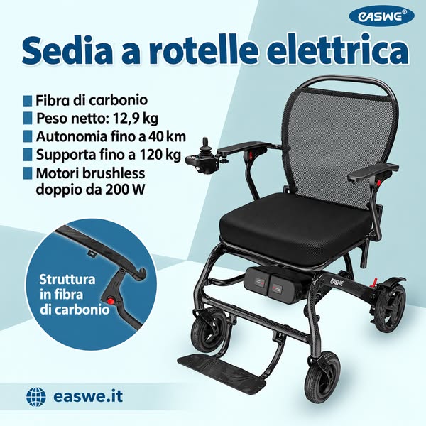 Leggera. Potente. Libertà di muoversi.