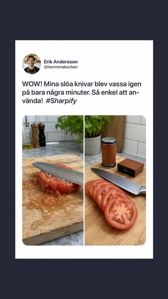 Vassare knivar på under 2 minuter har aldrig varit enklare!