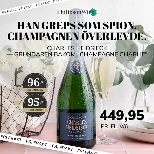 96 poäng till en champagne för 449,95 kr