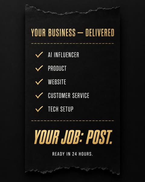We Build Your AI Influencer Business For You