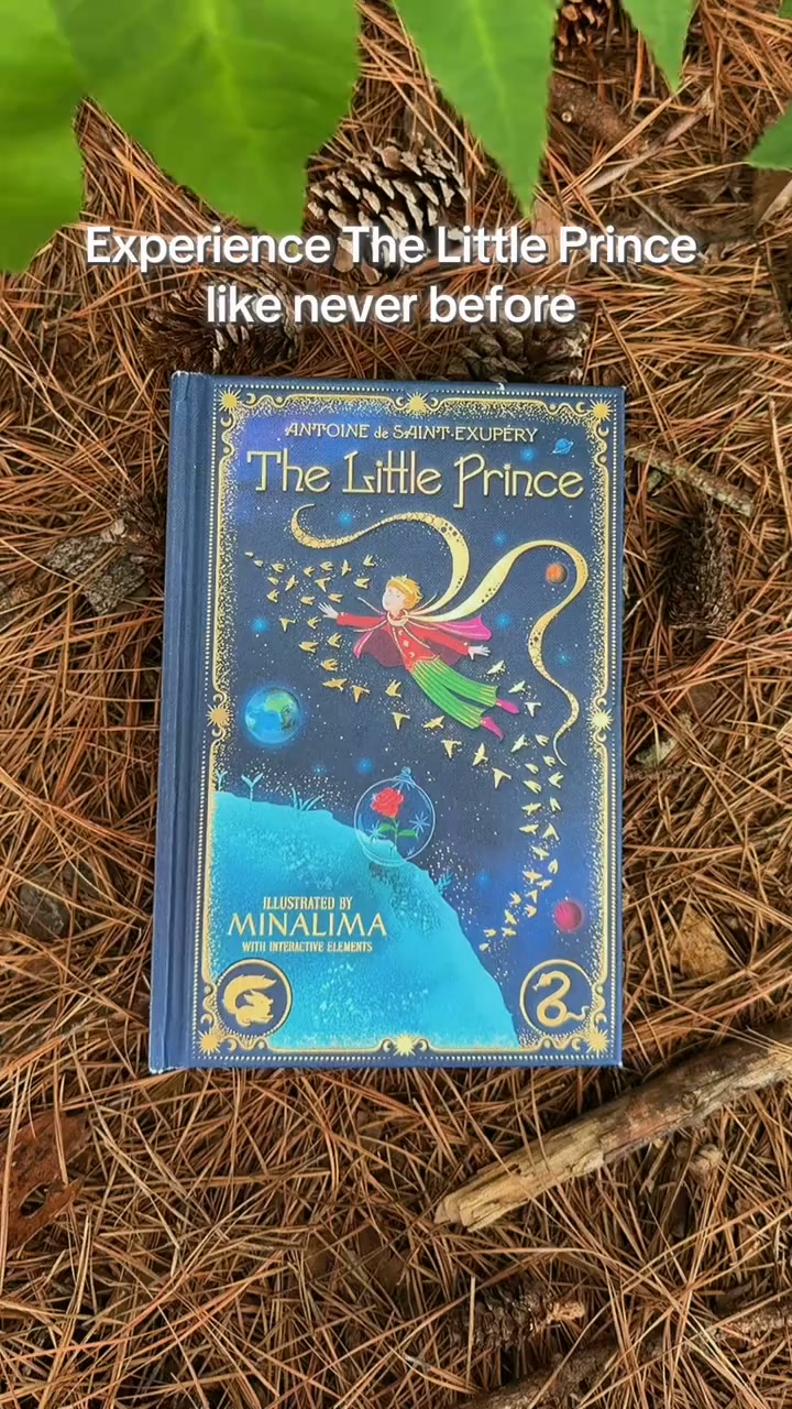 The Little Prince, with a rose whose petals turn and a fox that pops off the page.