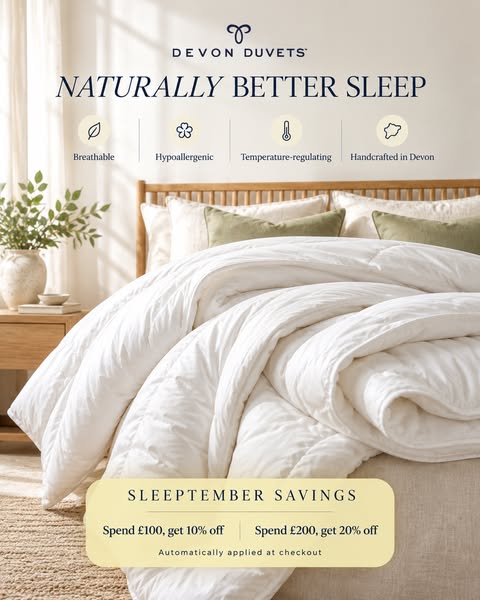Award Winning Natural Duvets