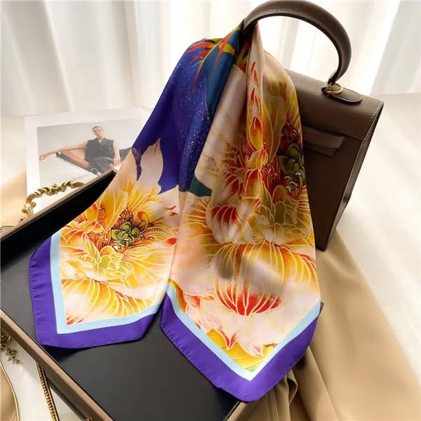 Luxury Satin Silk Scarf