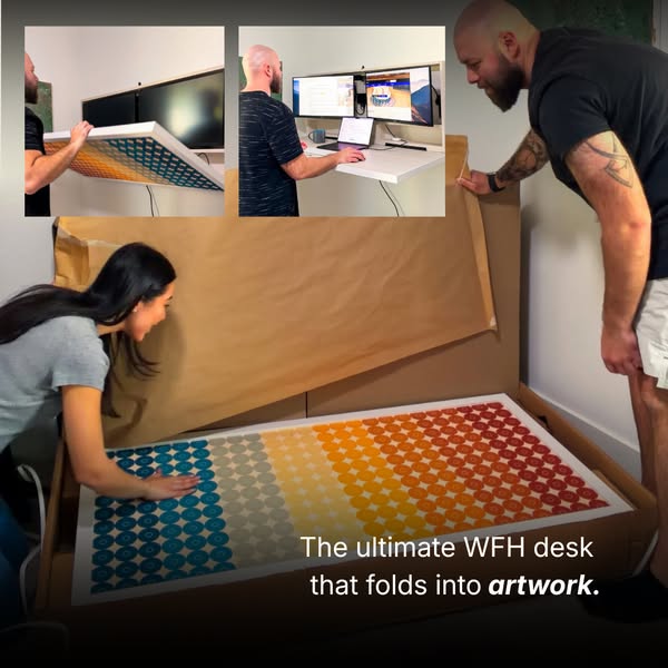 DropTop wall desk