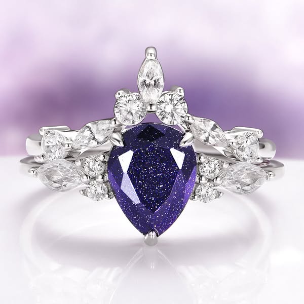 Evelyn Starry Night® Ring Set in Sterling Silver