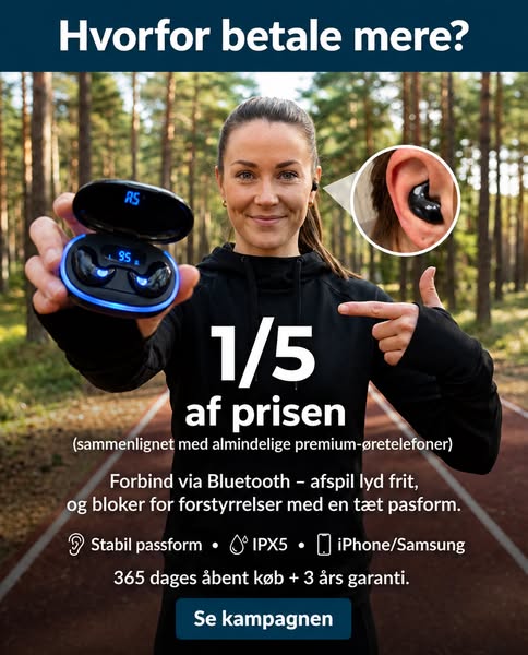 50% NEDSAT PRIS + GRATIS FRAGT