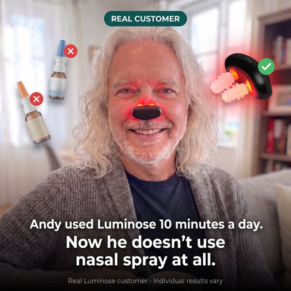Real Customer. No More Nasal Spray.