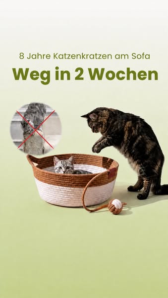 Entweder deine Katze liebt ihn ODER du kriegst dein Geld zurück