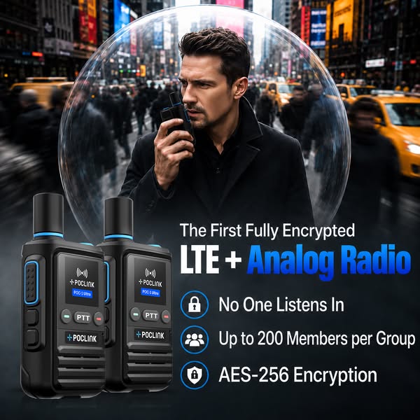 POC-1 Ultra: The World's First LTE+Analog Dual Mode Walkie-Talkie