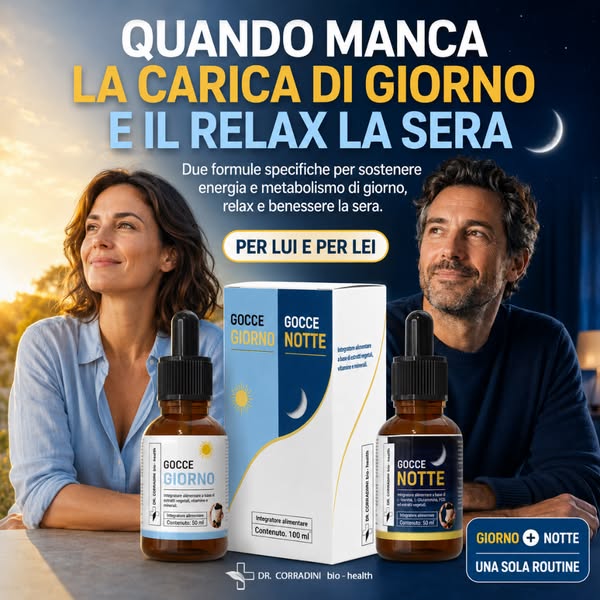 Energia di giorno, relax di notte