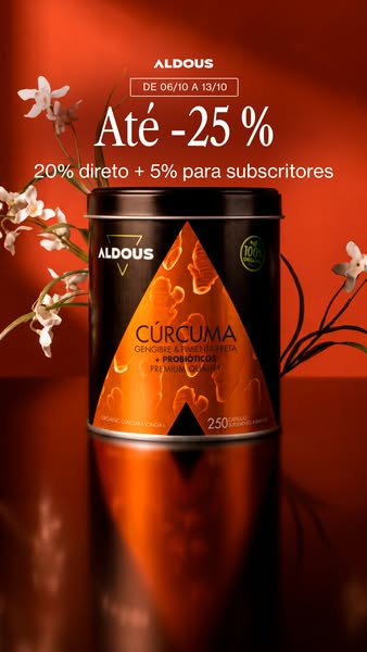 Até -25% em toda a loja | Aldous