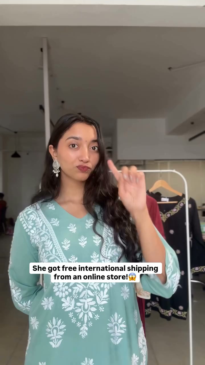 Handmade Chikankari kurti